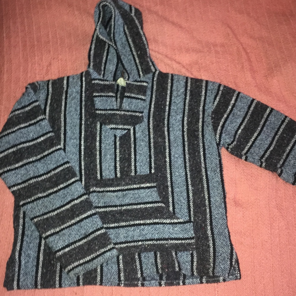 Blue & Black Baja "DrugRug" Sweatshirt